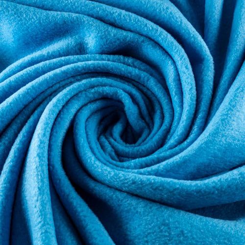 Флис К33-473 голубой однотонный col.17