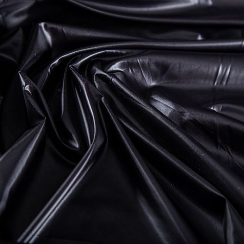 Ткань плащевая Moncler 042-20235 черный глянец