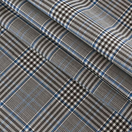 Ткань костюмная 025-11978 серый принтованный