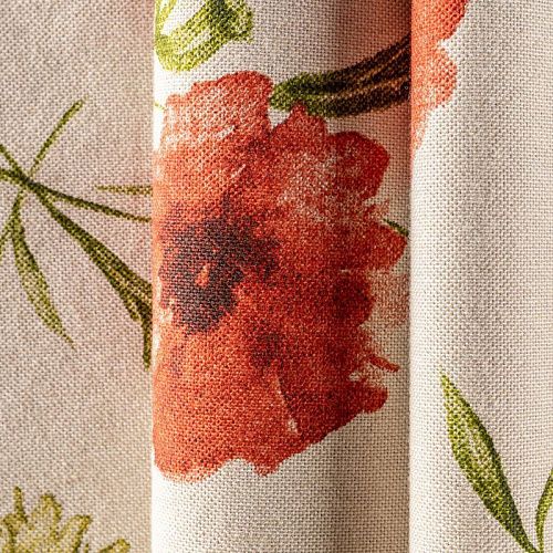 Ткань портьерная Н-280 см Т449-02-13 песочный принтованный