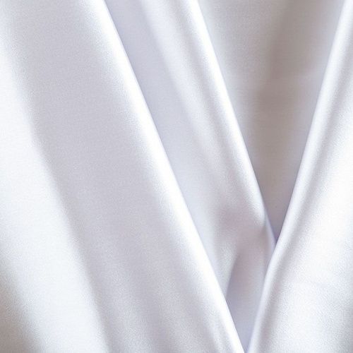 Сатин стрейч 001-07039 белый однотонный