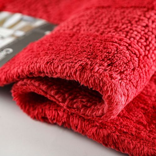 Коврик для ванной комнаты 60х100 см CAWO UNI 1000-280 вишневый