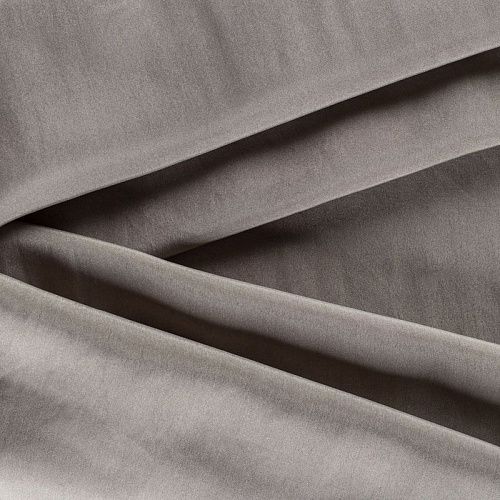 Шелк натуральный К15-1188 серый однотонный