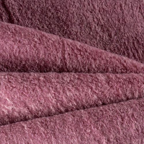 Мех искусственный К30-070 розовый антик однотонный