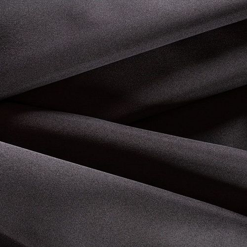 Ткань портьерная сатин h-305 см 16-02-00547 черный однотонный