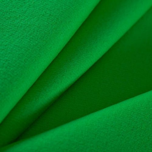 Ткань пальтовая Etro 040-19640 зеленый однотонный