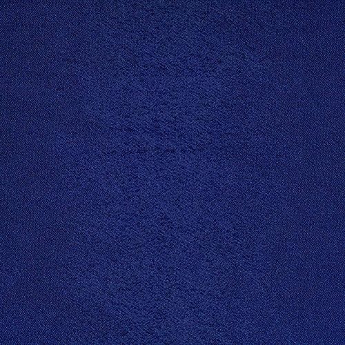 Креп-сатин К28-647 васильковый однотонный