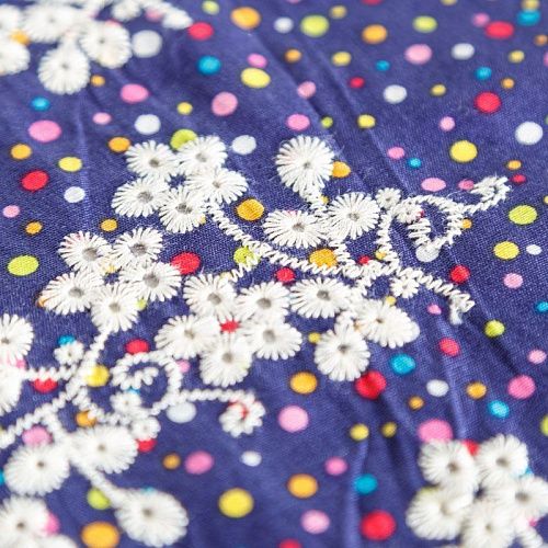 Шитье 067-07612 фиолетово-синий принтованный