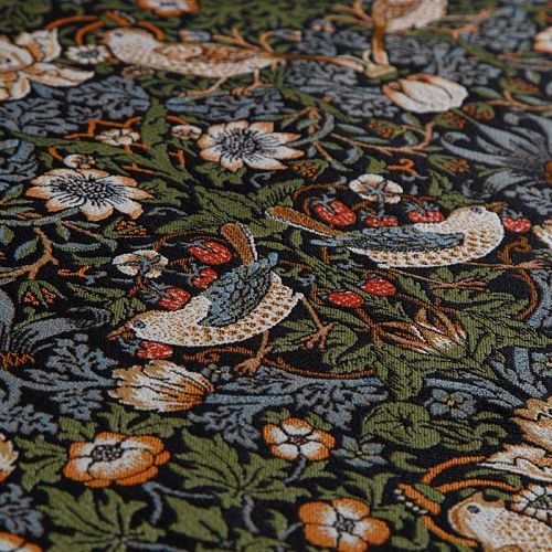 Гобелен У. Моррис Земляничный вор 22-02-15835 зеленый