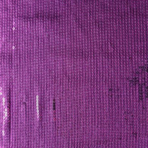 Пайетки на трикотаже 055-03039 фиалковый однотонный