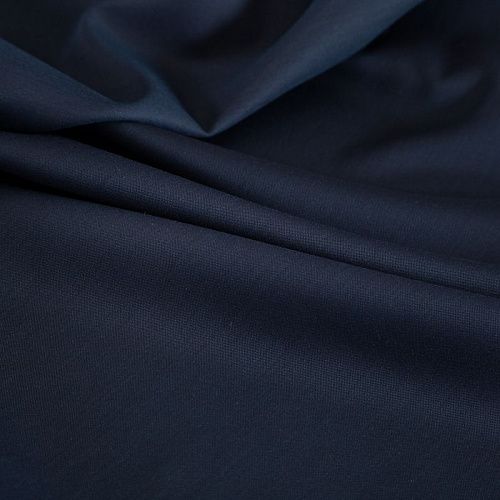 Ткань костюмная 025-19130 темно-синий однотонный