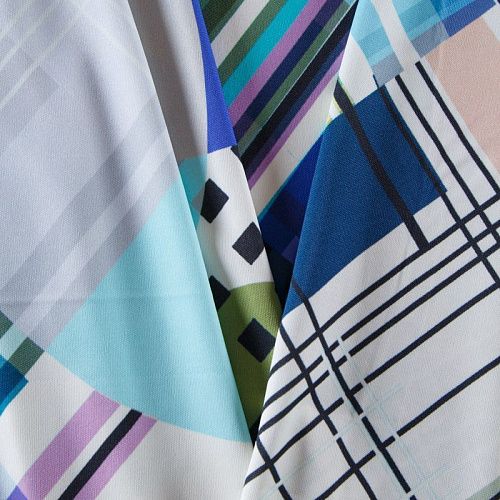 Трикотаж масло 056-12502 белый принтованный