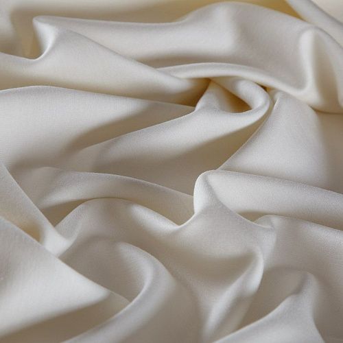 Трикотаж 056-15582 молочный однотонный