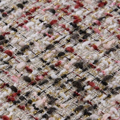 Твид шанель 052-12061 молочный мультиколор