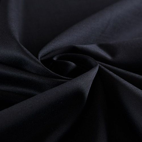 Ткань костюмная 025-16153 черный однотонный