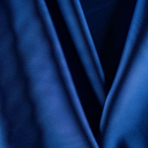 Сатин 0920-341-16-0033 темно-синий однотонный