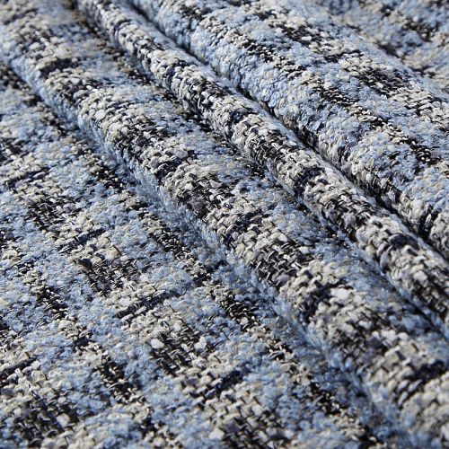 Твид Chanel 052-19139 бело-голубой