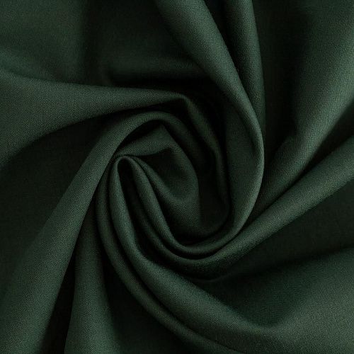 Ткань костюмная К04-143 бутылочный зеленый однотонный