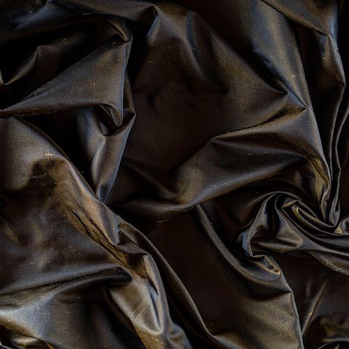 Дикий шелк К16-052 золотистая охра однотонный