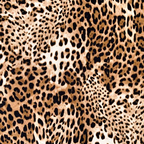 Крепдешин натуральный К32-441 рыже-коричневый принтованный