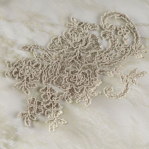 Гипюр К05-537 фисташковый