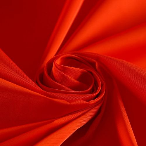 Ткань плащевая 042-19098 красный однотонный