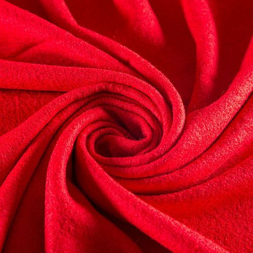 Букле 006-04150 красный однотонный