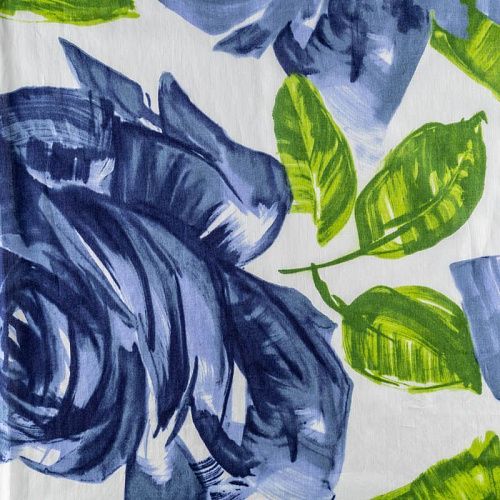 Батист К36-102 молочный принтованный