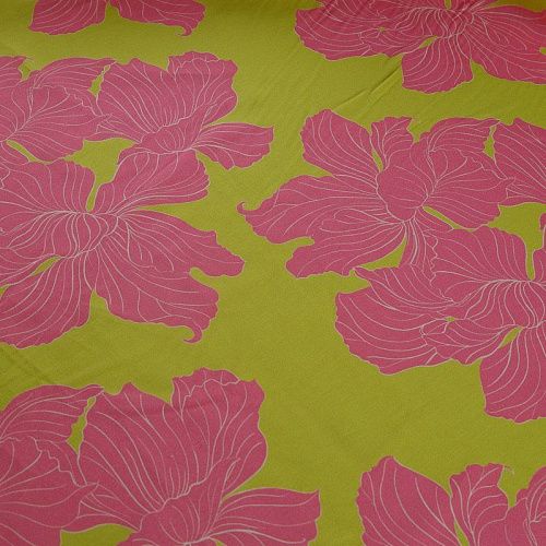 Хлопок 063-17028 желтый принтованный