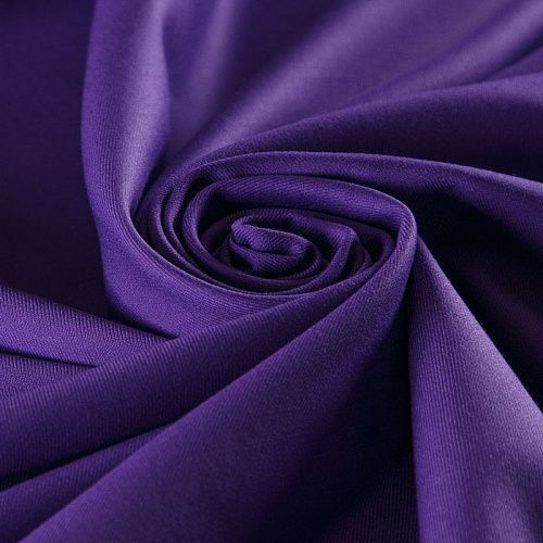 Ткань костюмная стрейч 025-15237 пурпурный однотонный