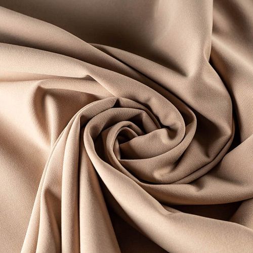Ткань костюмно-плательная К33-350 пепельно-песочный однотонный
