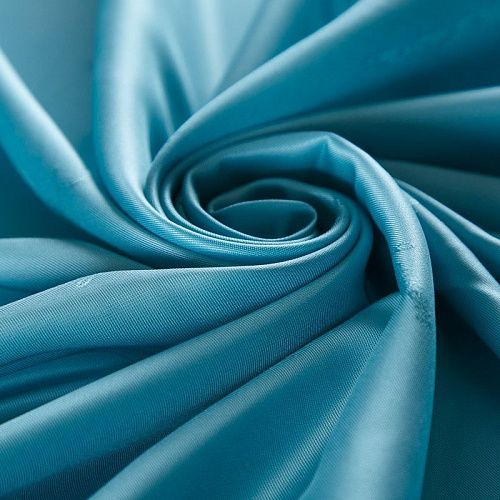 Ткань подкладочная 045-10893 пыльно-бирюзовый жаккардовый