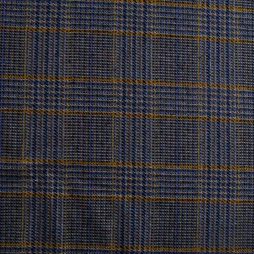 Ткань костюмная  025-14406 голубой принтованный