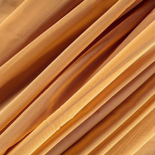 Сетка трикотажная К33-170 кэмел однотонный