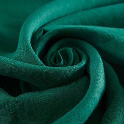 Лен натуральный 035-14720 бриллиантовый зеленый однотонный