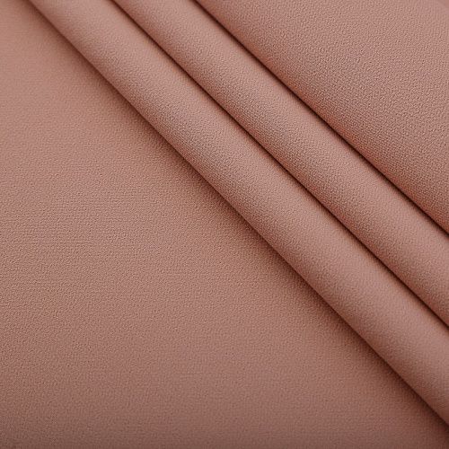 Креп стрейч Moschino дублированный 026-17122 пудровый однотонный