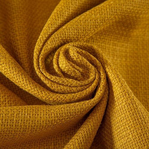 Твид 052-19637 шафрановый однотонный