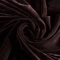 Бархат 002-04355 горький шоколад однотонный
