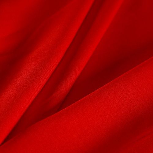 Трикотаж 056-15576 оранжево-красный однотонный