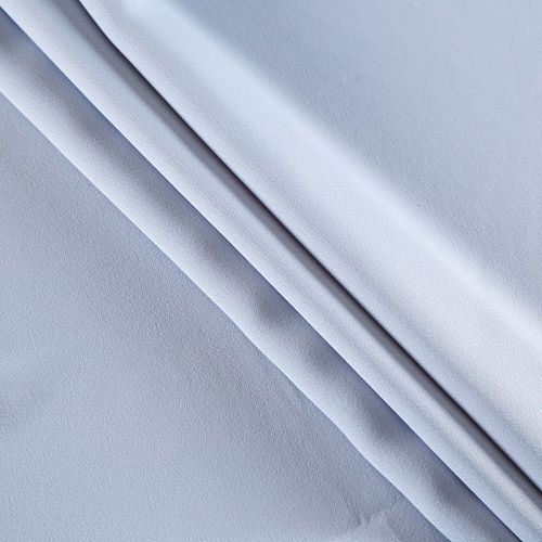 Креп кади 001-12060 разбеленный голубой однотонный