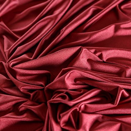 Трикотаж 056-07309 бордовый однотонный