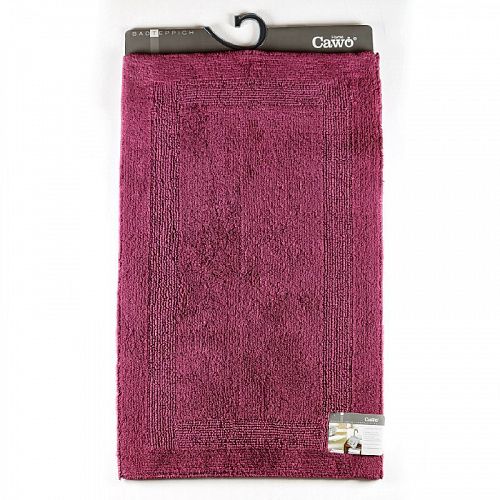 Коврик для ванной комнаты 70х120 см CAWO UNI 1000-815 сливовый