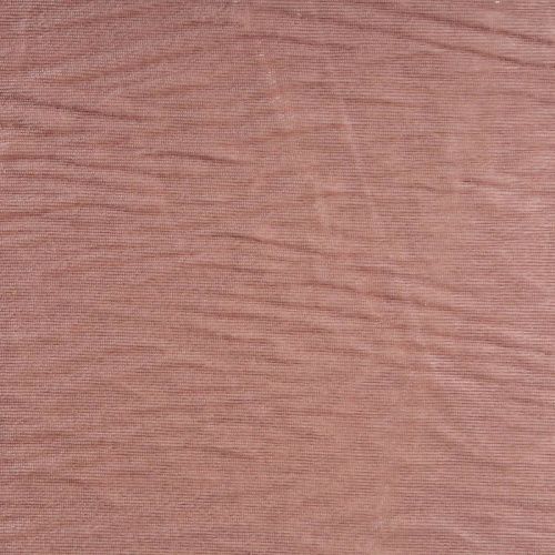 Бархат с люрексом К21-1036 пудровый однотонный