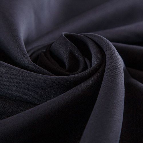 Вискоза костюмно-плательная Сафари 009-13877 черный однотонный