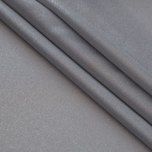 Трикотаж с напылением 056-16176 серебристо-серый