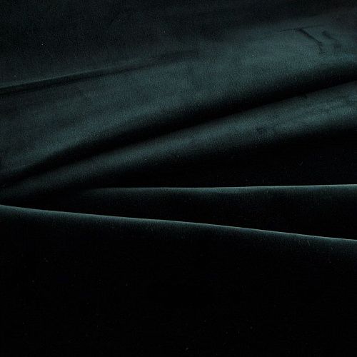 Бархат 002-12693 темно-зеленый однотонный