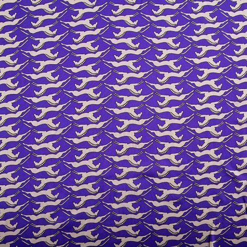 Вискоза 009-20094 фиолетово-синий принтованный