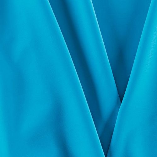 Лайкра 005-07507 лазурно-голубой однотонный