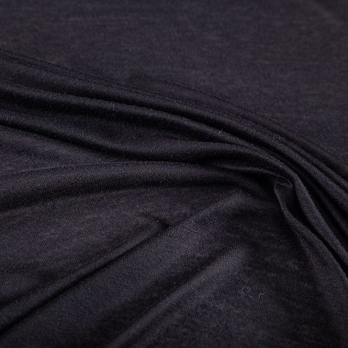 Трикотаж 056-20335 черный однотонный