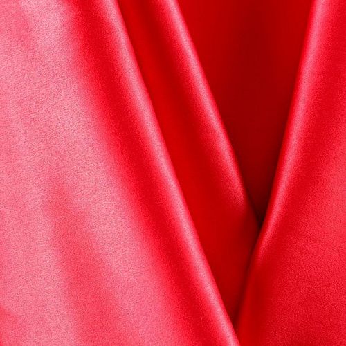 Сатин стрейч 001-08130 малиново-красный однотонный
